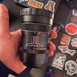 Vintage Hanimar 135mm f2.8 Lens.